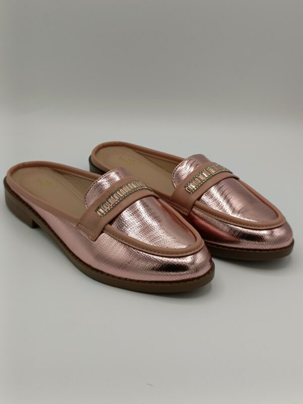 Shine Pattern Mule